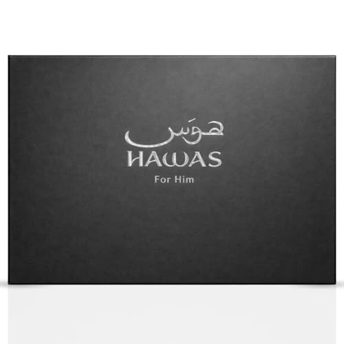 Image of RASASI Hawas Fire For Men 3 Piece Gift Set Eau De Parfum Spray, Face & Beard Wash & Shower Gel 100ml (3.4 Oz)