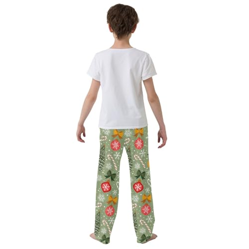 Boys' Pants New Year Christmas Toys Long Bottoms Jogger Pants Elastic Waist Trousers with Pockets S-XL3