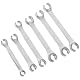 TECPO Bremsleitung Schlüssel 8-19mm Ringschlüssel Satz Offener Ring Schlüssel 6-teilig