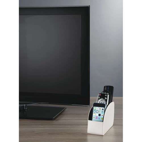 Hama Fernbedienungshalter Major (für bis zu 4 Fernbedienungen, auch als Organizer für Brillen, Smartphones, Controller, USB Sticks) Fernbedienung-Halterung weiß