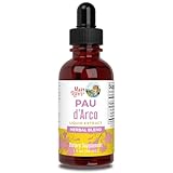 PAU D'Arco Herbal Blend by MaryRuth's | Reishi Mushroom | Echinacea angustifolia Root | Usnea Lichen | Thyme Leaf | Vegan | Non-GMO Project Verified | Gluten Free | 30 Servings | 1 Fl Oz