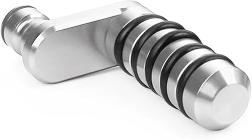 Motorrad Fußrasten Fußrasten für Aprilia Für Dorsoduro 750 900 Für Caponord 1200(Silber)