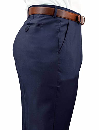 Chums HIGH-Rise Pants Poly Twill Pants with Stretch Waist Navy4