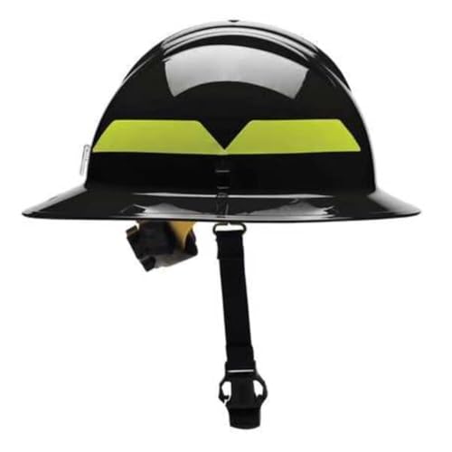 Fire Helmet, Black, Thermoplastic