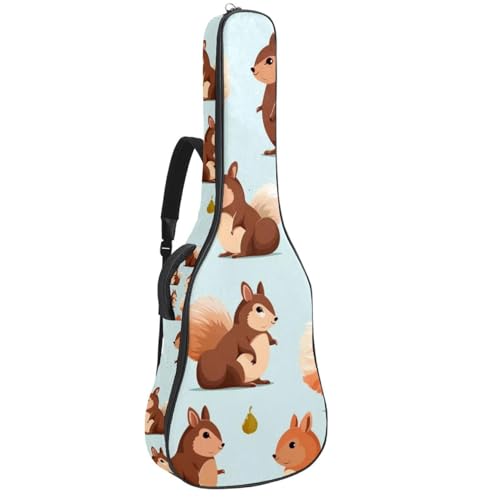 Sac à dos imperméable pour guitare en tissu Oxford avec 2 poches de rangement
