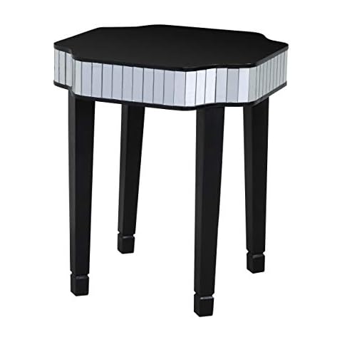Premier Housewares Clavier Black Side Table Cover