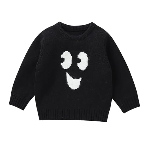 Toddler Infant Baby Girl Boy Halloween Outfit Pumpkin Sweatshirt Oversized Sweater Clothes Outfits