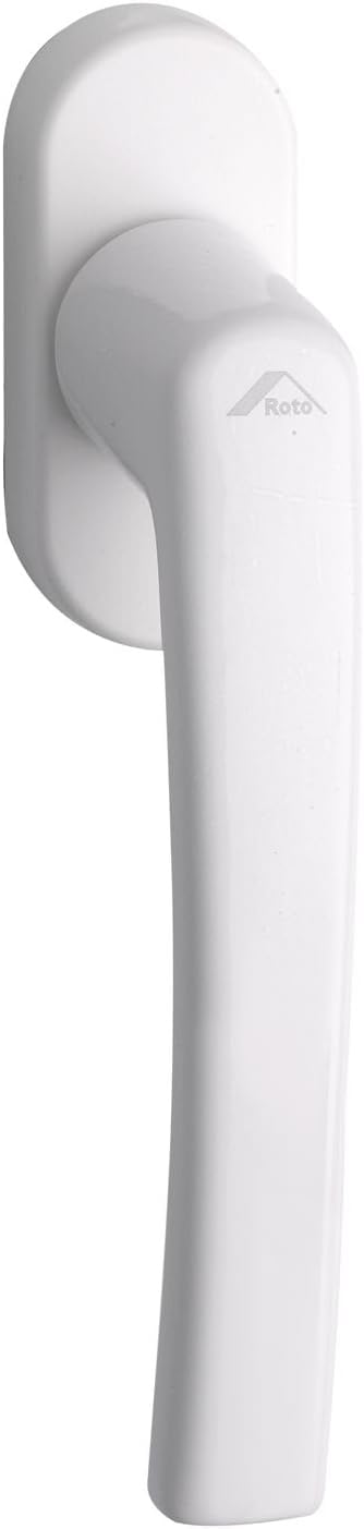 Roto Poignée de fenêtre Line blanc signalisation tige carrée 7 x 35 mm