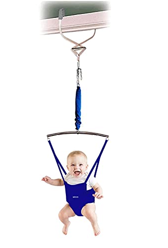 Baby Door Jumper and Bouncer Exerciser for Baby Toddler Door Bouncers Jumpers with Door Clamp Adjustable Strap Baby Door Jumper Bouncer for Babies Toddlers Infants 6-24 Months Indoor Baby Door Jumper