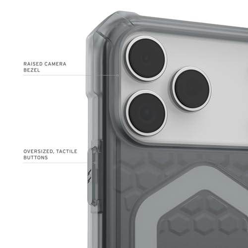 Image of Urban Armor Gear UAG Essential Armor Magnetic Compatible, Rugged Slim Sleek Shockproof Anti-Slip Military Grade Protective Case /Cover Designed for iPhone 17 Pro Max (2025) - Ash