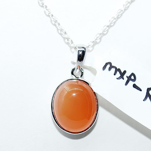 Colgante de cornalina natural en plata 925 para lucir un estilo elegante a diario 3