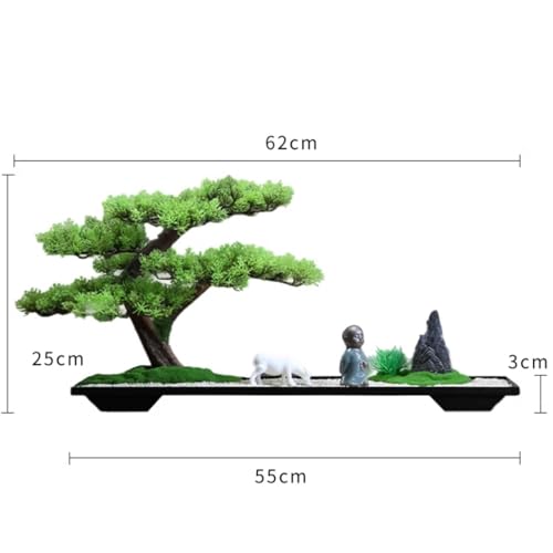 Plantas verdes artificiales de estilo oriental para transformar la entrada de su hogar 2