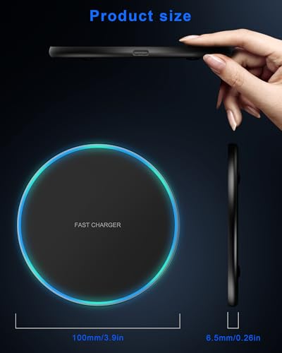 Fast Wireless Charger Pad for iPhone & Samsung Galaxy - 15W - Image 6