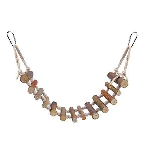 Brinquedos de Madeira Inofensivos Ninfas para Pássaros para Pássaros Domésticos para Papagaios