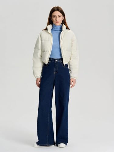 Image of KOTTY Women Nylon Full Sleeve Solid Standard Length Puffer Jacket