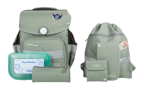 SCHOOL-MOOD Timeless Ocean Collection Schulranzen-Set 6-teilig Reef