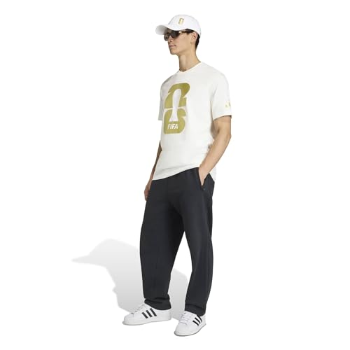 adidas Men's Official Emblem T-Shirt, White, Large by adidas - Used condition - Image 2