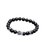 Regalo ideal: El brazalete para hombre calavera es un regalo maravilloso para tus amigos y familiares. Es ideal para regalar en cumpleaños, aniversarios, San Valentín, Navidad etc