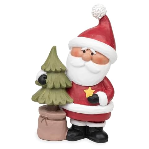 Blossom Bucket Santa and Christmas Tree Gift, 4 inches Tall Cover