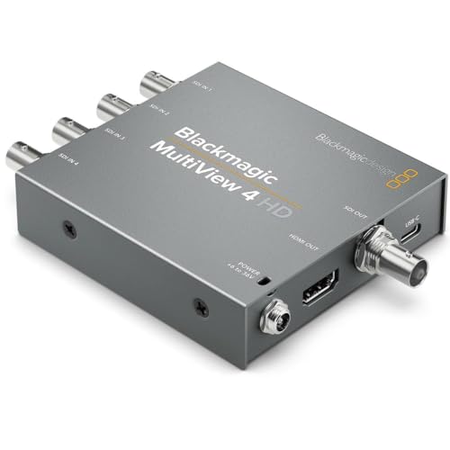 Multiview 4 HD Blackmagic Design pour surveiller 4 sources SDI