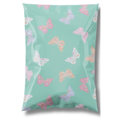 Pretty Package Store Poly Mailer 6x9, Butterfly, 100 Pack