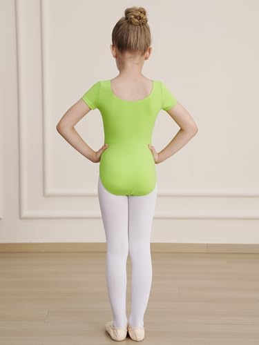 Image of WEGETIT Ballet Leotards for Girls Toddler Dance Leotard with Skirt Kids Gymnastics Outfits Ballet Dance Tutu Dress