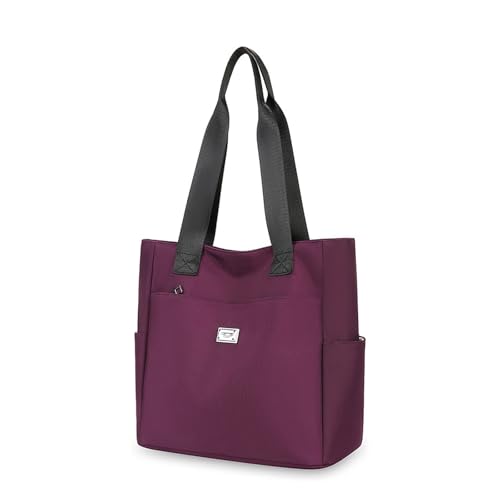 Gloryboom Shoulder Bag, Large Capacity Waterproof Multi Pocket Nylon Shoulder Bag,Casual And Versatile