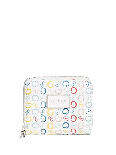 Guess Abree Saffiano Zip Wallet #TOP19