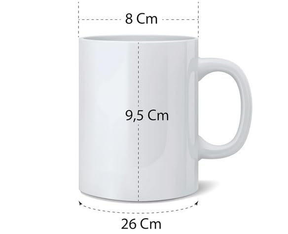 Tazza Personalizzata Tifoso Catania Serie A - Ceramica, 23x11 Cm, Con Nome E Numero