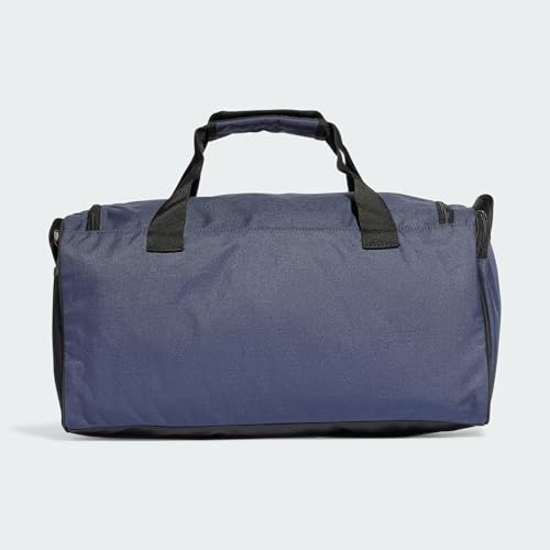 Image of Adidas Essentials Unisex Adults Duffel Bag, Shanav /Black /White, NS, Duffel Bag