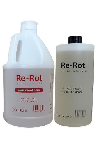 Re-Rot 96 oz Rot Repair Kit / 64 oz Resin (in 72 oz. jug) 32 oz Hardener