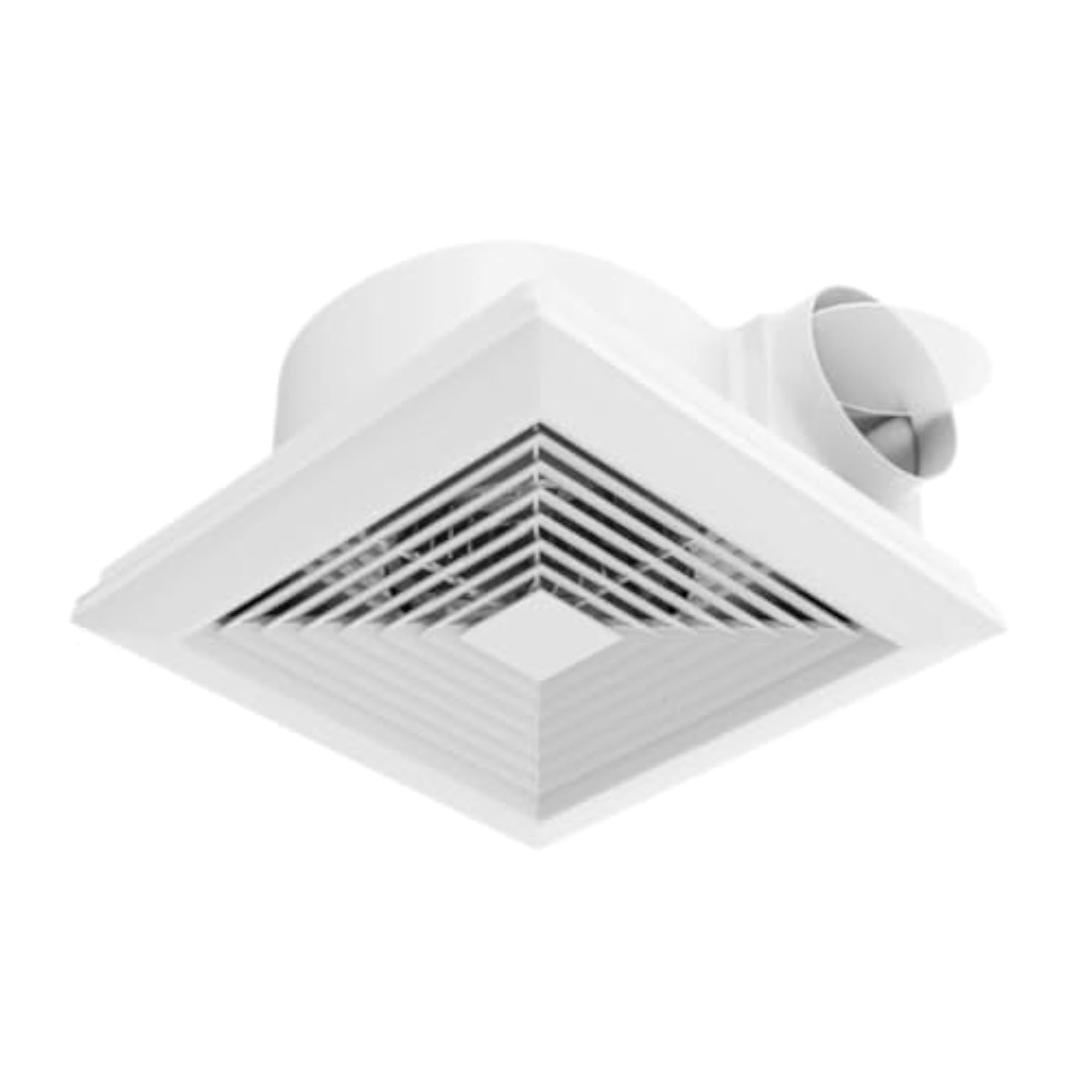 Compact Quiet Bathroom Exhaust Fan, Easy Installation