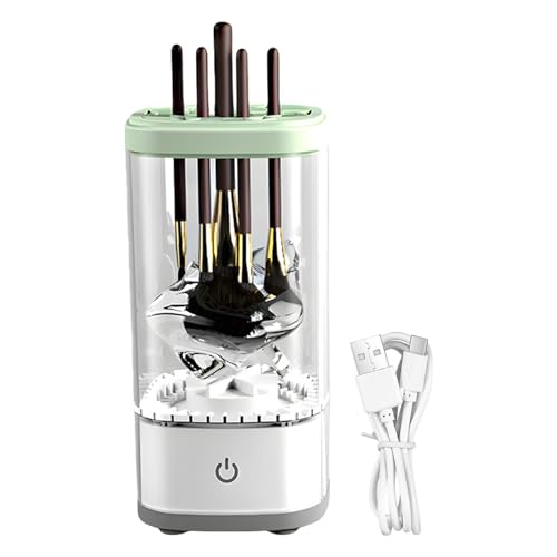 Machine de nettoyage de pinceaux cosmétiques rechargeable à rotation rapide