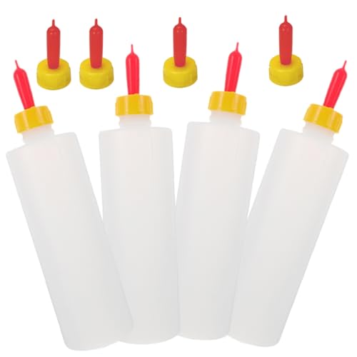 TOYANDONA Biberones para Corderos Tetinas Suaves Reemplazables Botellas de Alimentación para Pequeños Animales Fácil Limpieza y Resistencia al Mordisqueo para y