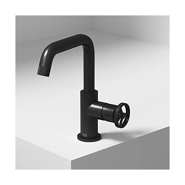   VIGO-Cass-9-H-Single-Handle-Single-Hole-Bathroom-Faucet-in-Matte-Black-VG01047MB