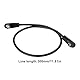 EMSea 2 St¨¹cke 3,5mm Stecker auf Stecker Flash PC Sync Kabel Kabel 30CM f¨¹r Studio Fotografie