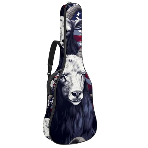 Housse guitare acoustique 40-42 pouces étanche avec motif drapeau américain