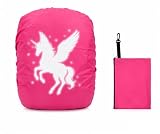 Regenschutz Schulranzen, Wasserdicht Regenschutz Rucksack mit Reflektoren, Kinder Schulrucksack Regenhülle für Jungen Mädchen, Zubehör Kompatibel für Step By Step, Ergobag, Coocazoo, Satch, Scout