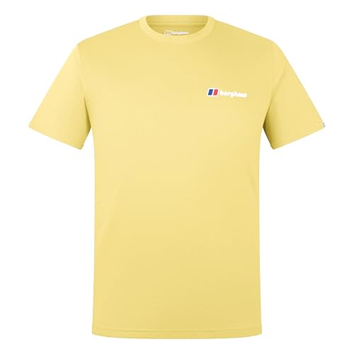 Berghaus Men's Class Logo T-Shirt | 100% Cotton Non-Technical T-Shirt, Oilseed, S