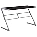 Monarch Specialties Simple Modern Study Laptop Table for Home & Office Computer Desk-Z-Shaped Metal Leg