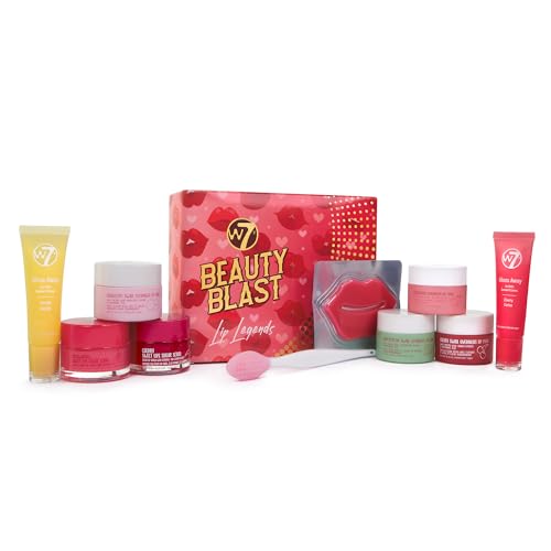 image for W7 Beauty Blast Lip Legends Sweet Dreams Lip Care Set - Lip Masks, Scr