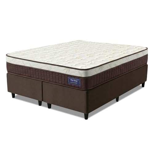 Cama Box Colchão Queen Molas Superlastic Euro Pillow Start 158x198x62cm