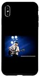 Installation facile Lumières de Concert AC DC Rock Guitar Hero on Stage Live Coque pour iPhone XS Max
