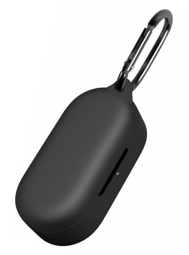 Naomo Silicone Case for TOZO T12, Soft and Flexible, Scratch/Shock Resistant Silicone Cover for TOZO T12 Headphones (Black)