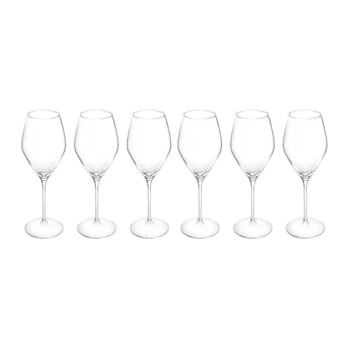 Paris Prix Secret de Gourmet - Lot de 6 Verres à Vin Silvia 34cl Transparent