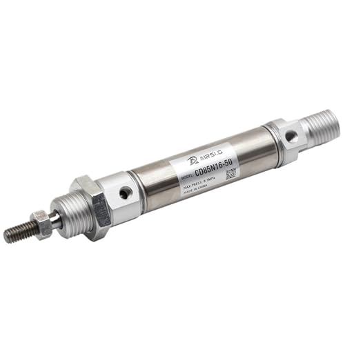 Cilindro de aire C85N de doble efecto con vástago único y carrera de 5mm 4
