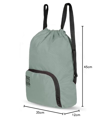 Image of DIVULGE Meteor16 liters Polyester Drawstring bag, daypack Gym bag Rucksack Backpack With Zip Pocket