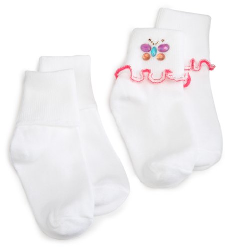 Jefferies Socks Girls 2-6x Butterfly Applique