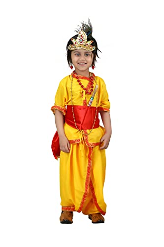 Image of BookMyCostume Krishna Boys Janmashtami Fancy Dress Costume 4-5 years