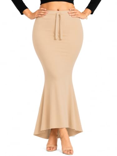 Image of Lycra Saree Shapewear Petticoat for Women, Shapers for Women's Sarees Fish Cut Shapewear